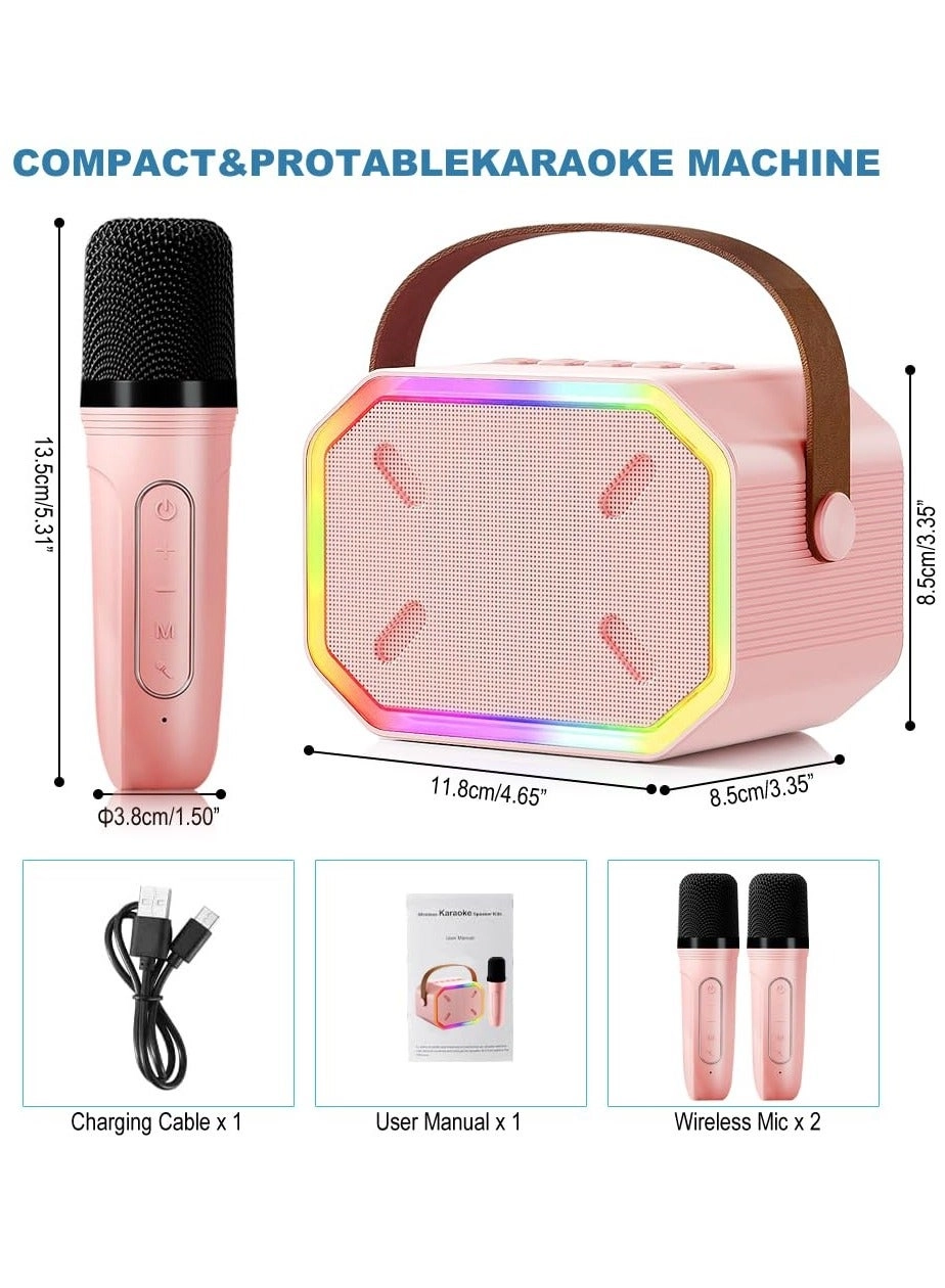 Karaoke Machine - 2 Wireless Mics 10W