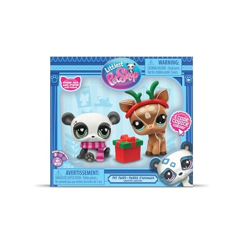 Pet Pairs Winter Pals (Holiday Edition) - Panda + Brown Deer (00603) 2 pcs
