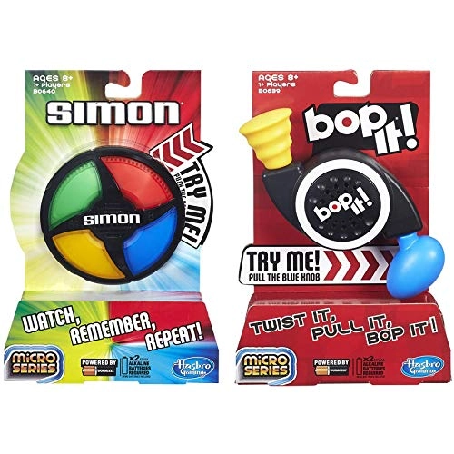 Hasbro Simon Micro Series + Bop It Micro Series