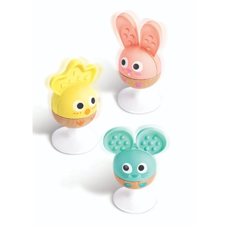 Cheery Critter - Teether Rattle Suction Cup 3 Pcs