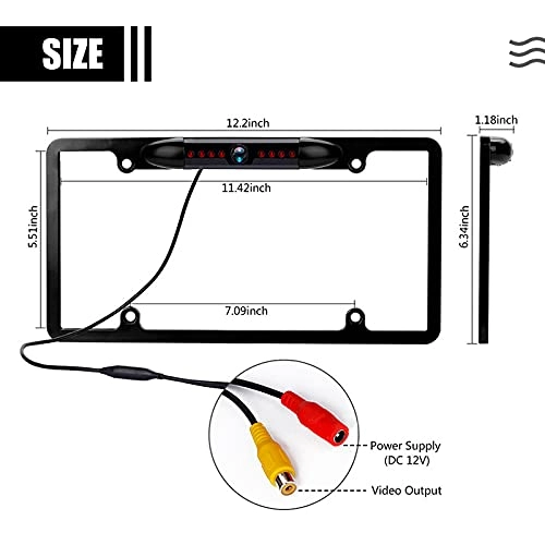 License Plate Backup Camera - Night vision