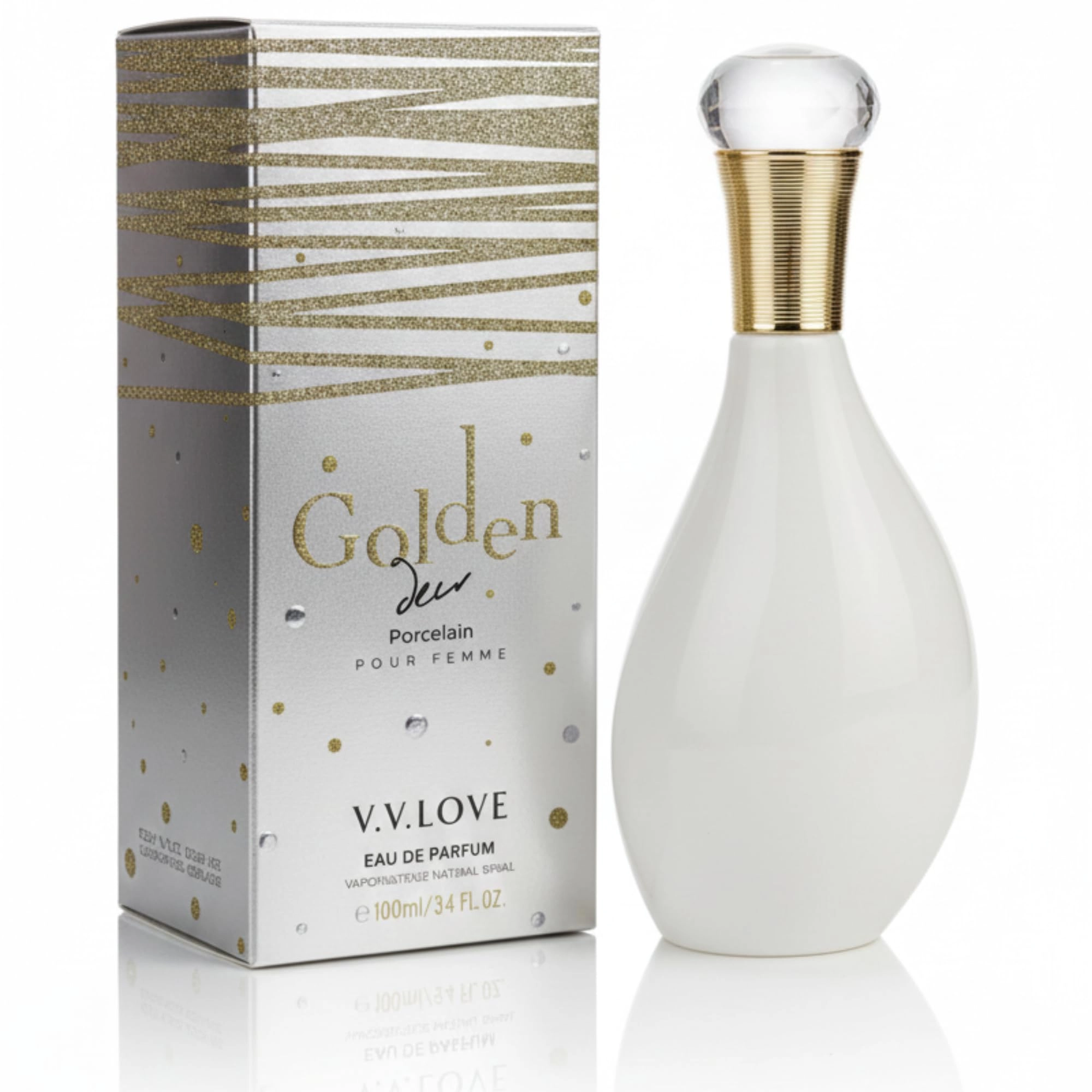 Viva Luck Fragrance Limited Golden Dew Porcelain Pour Femme Eau de Parfum 100ml