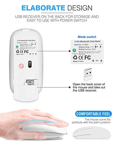 Wireless Bluetooth Mouse - USB