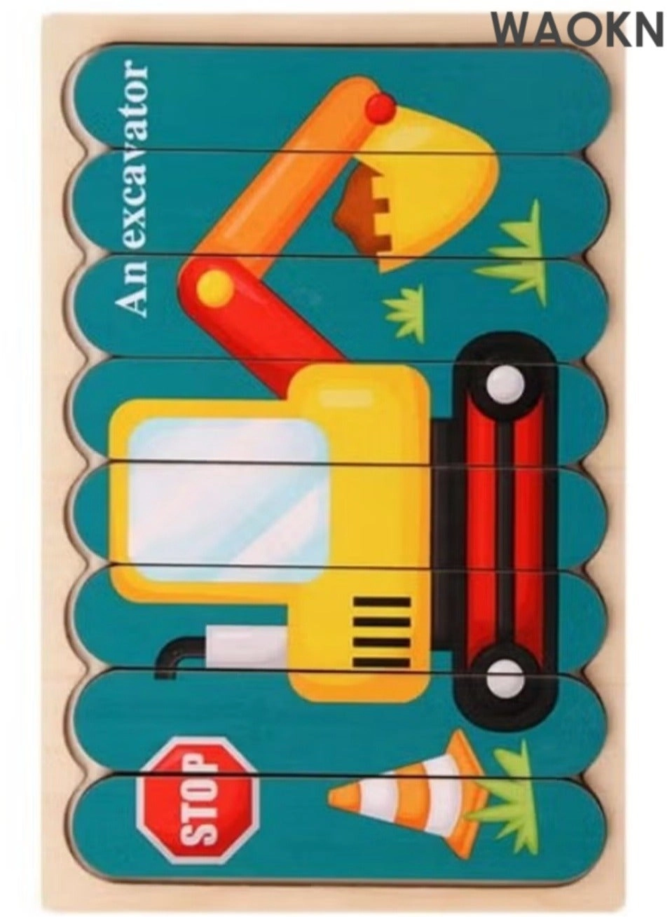 Kids Wooden Puzzle - 2+ Years