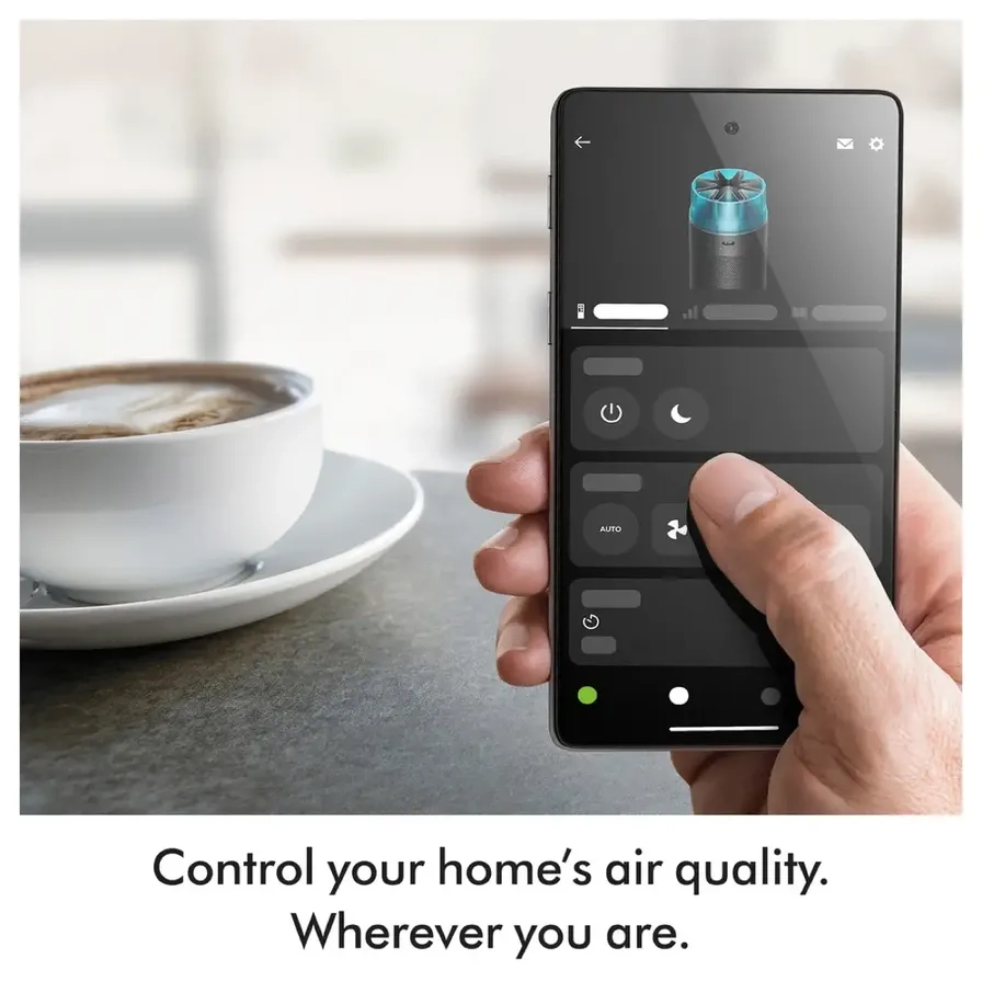 HushJet Purifier Compact - White/Silver 5-year filter life