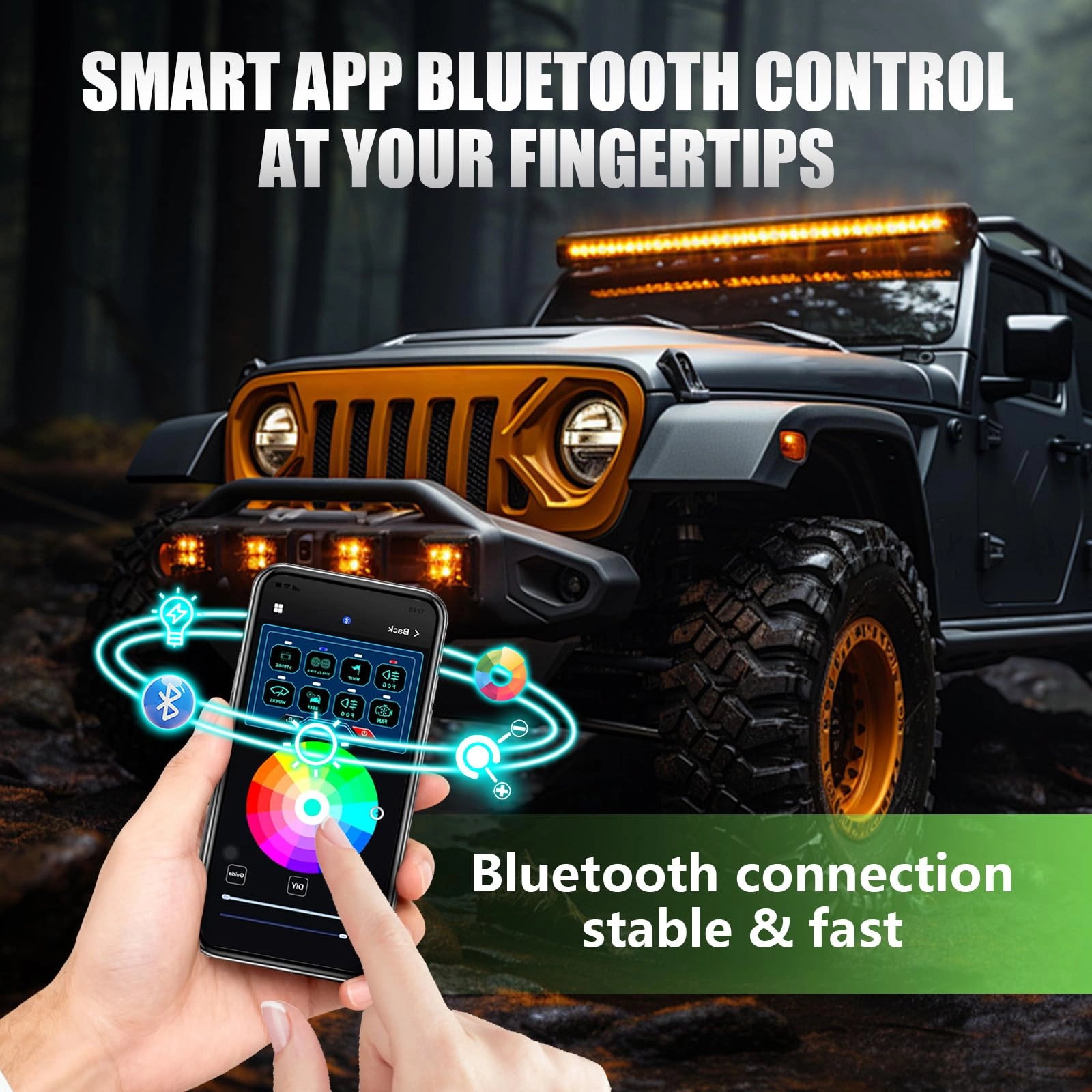 RGB Switch Panel - APP Control Bluetooth Dimmable