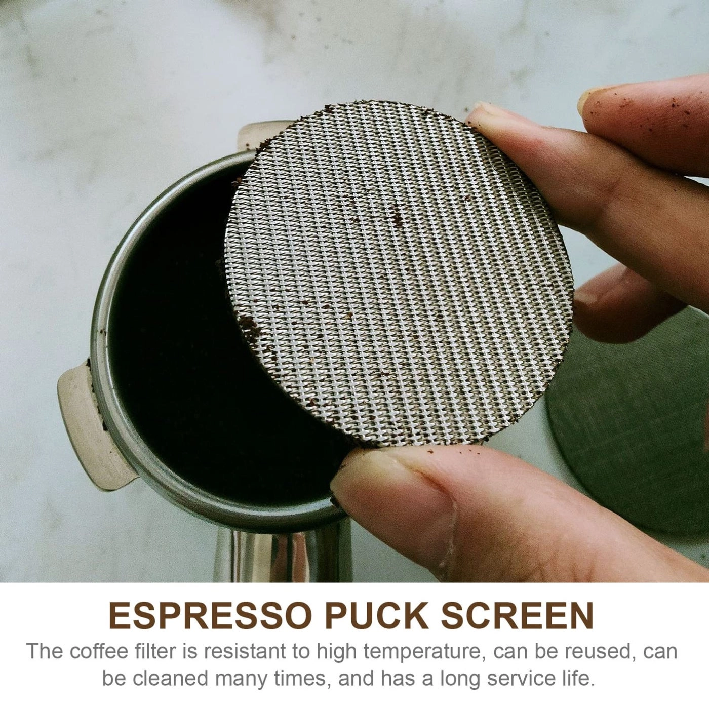 Espresso Filter Mesh Screen - Size 1 Stainless Steel
