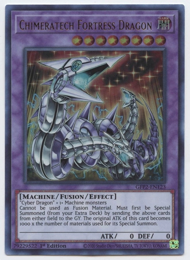 Yu-Gi-Oh! Chimeratech Fortress Dragon GFP2-EN123