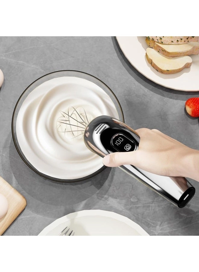 Hand Mixer - Cordless 3-Speed 2 Detachable Beaters
