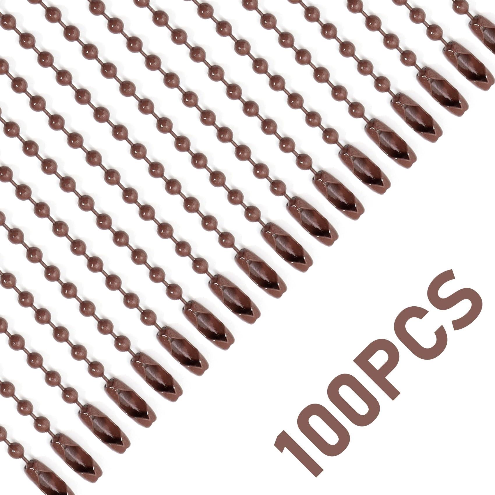 Ball Beads Chains - 20Pcs Purple 4 Inch