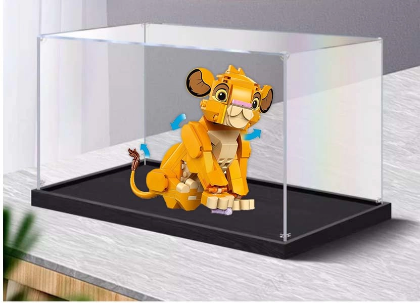 TRUSTFAR Acrylic Display Case - 30 x 25 x 10cm Compatible with Lego 43243 Dustproof