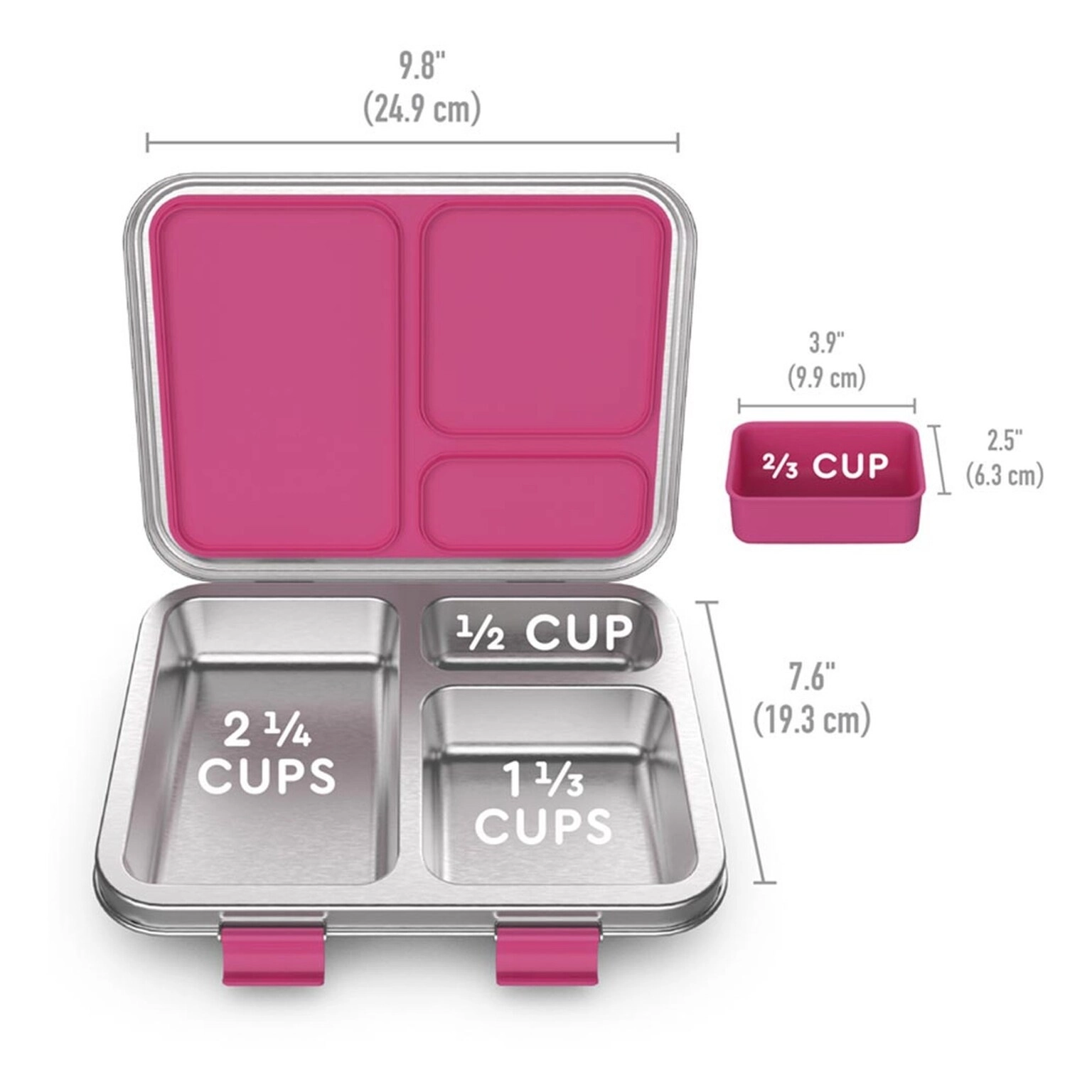 Kids Lunch Box - Fuchsia