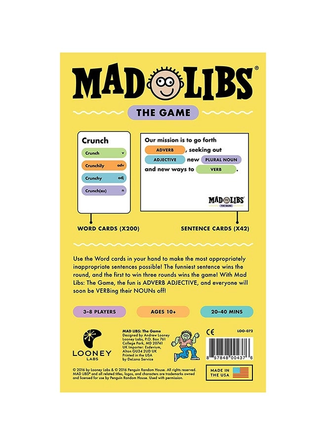 Mad Libs The Game - 10+ Years