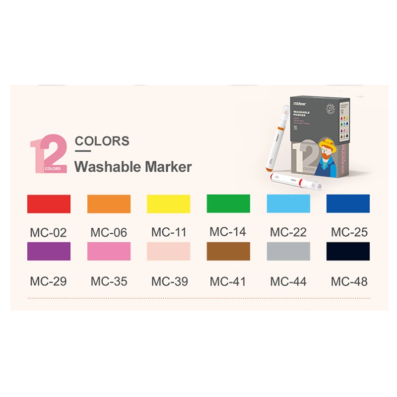 Washable Markers - Multi Colour