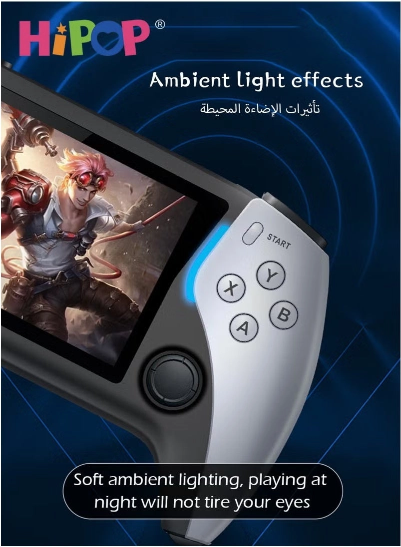 Handheld Games Console - 2000+ Games 4.3 Inch HD Screen 2500mAh