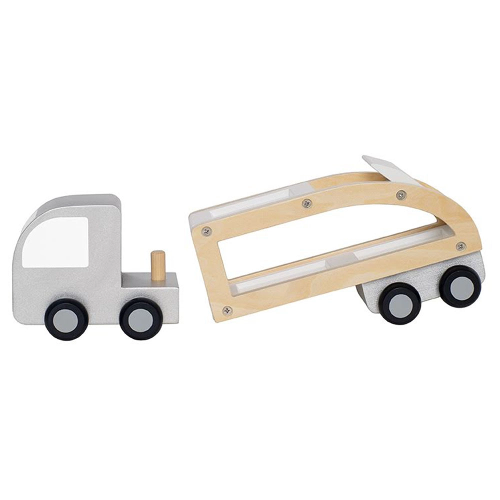 Trailer With Sports Cars - 1 x car with detachable trailer 3 x cars