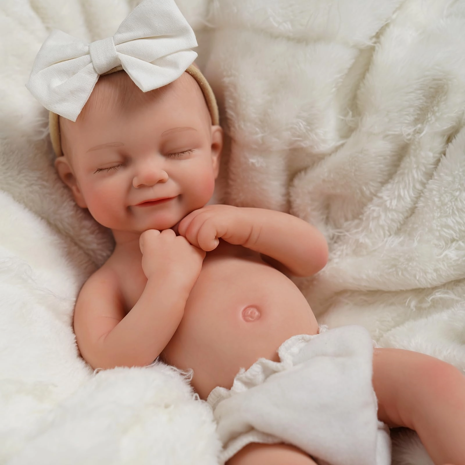 Reborn Baby Doll - 12 Inch Silicone Weighted Ages 3+