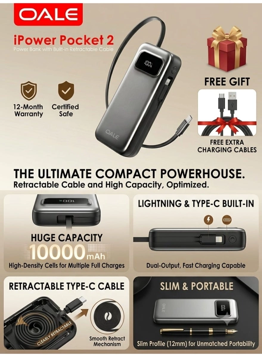 Power Bank - 10000mAh 22.5W