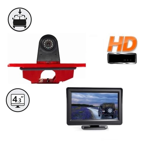 Reverse Camera - Night vision 720P + 4.3 Inch Monitor