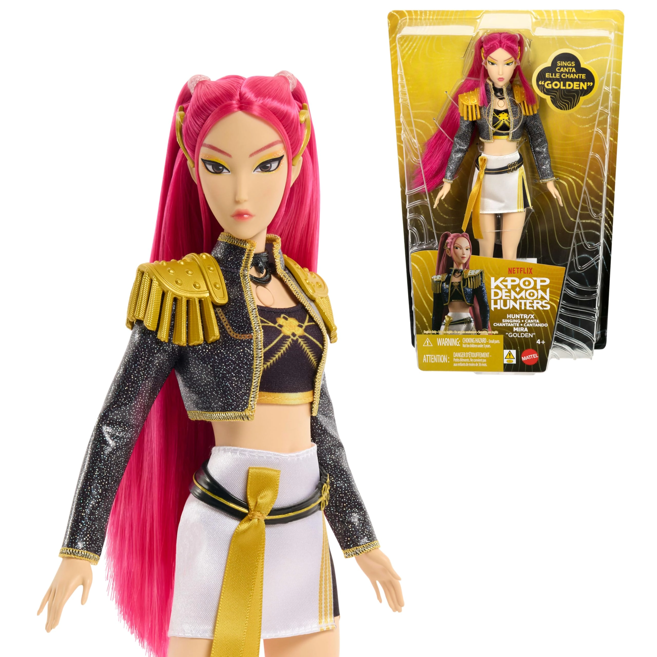Mattel Mira Fashion Doll - Singing Removable Signature Outfit 5 Articulated Joints