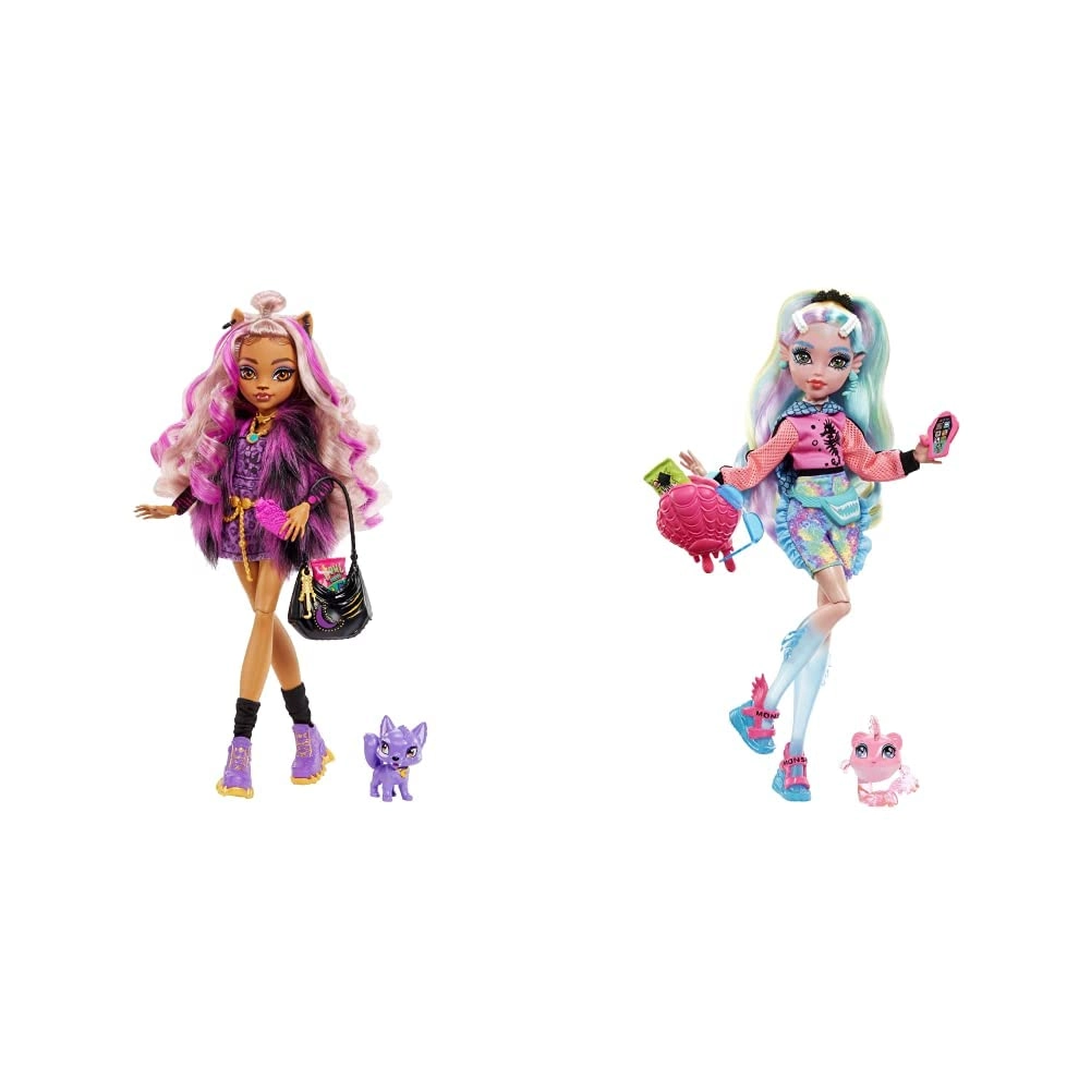 Mattel Clawdeen Wolf Fashion Doll - Pet Dog Crescent Accessories Ages 4+