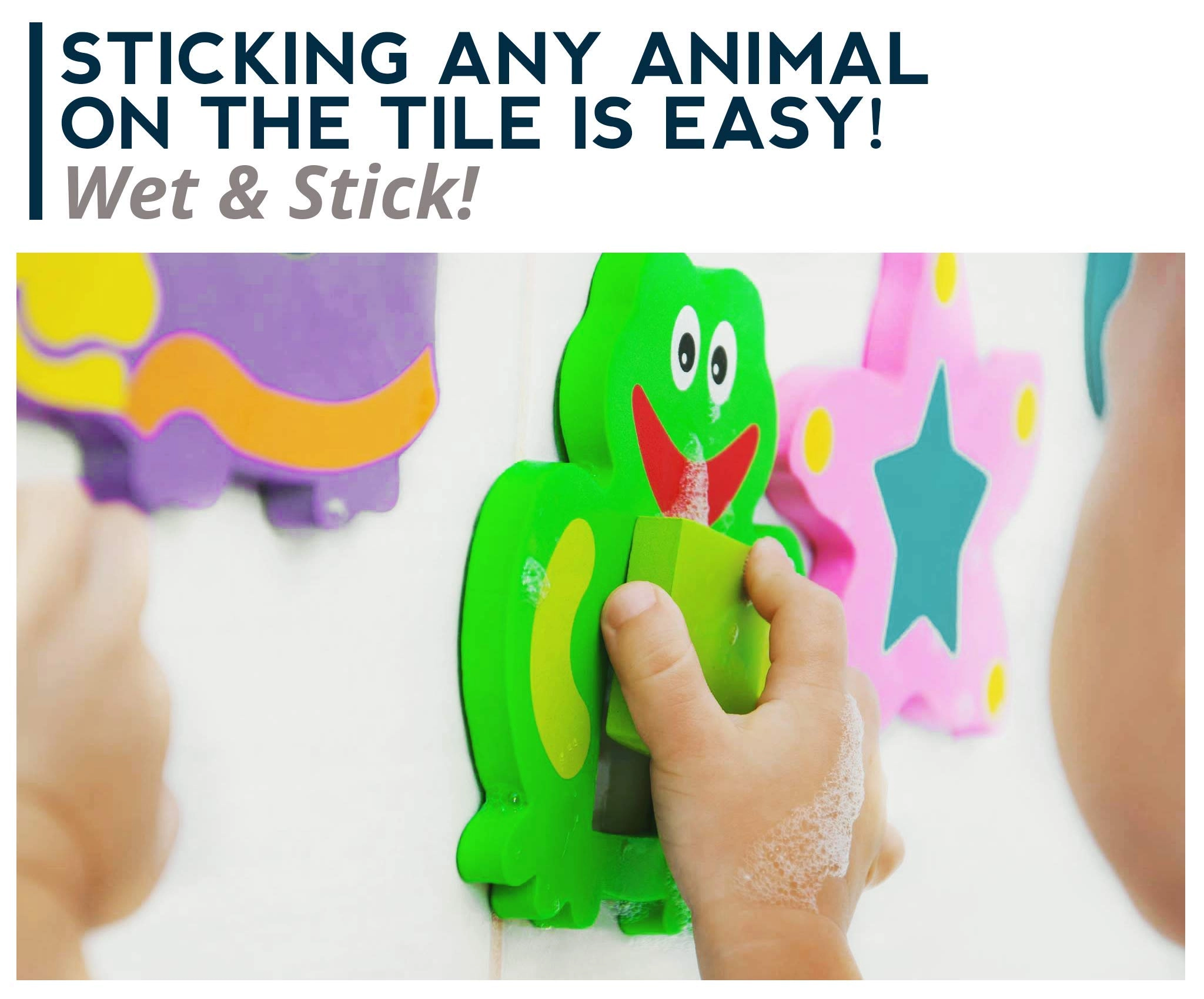 Foam Bath Toys - 100% Non-Toxic 16pcs
