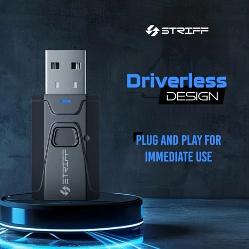 Bluetooth Car Adapter - Bluetooth 5.0 Wireless Car Aux Home Headphones PC TV