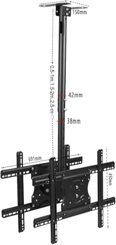 Ceiling TV Mount - 50kg 26-70 inch