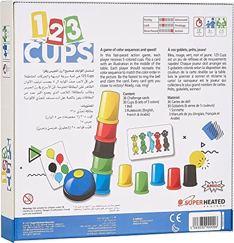 Speed Cups - 123 Cups (English and Arabic)