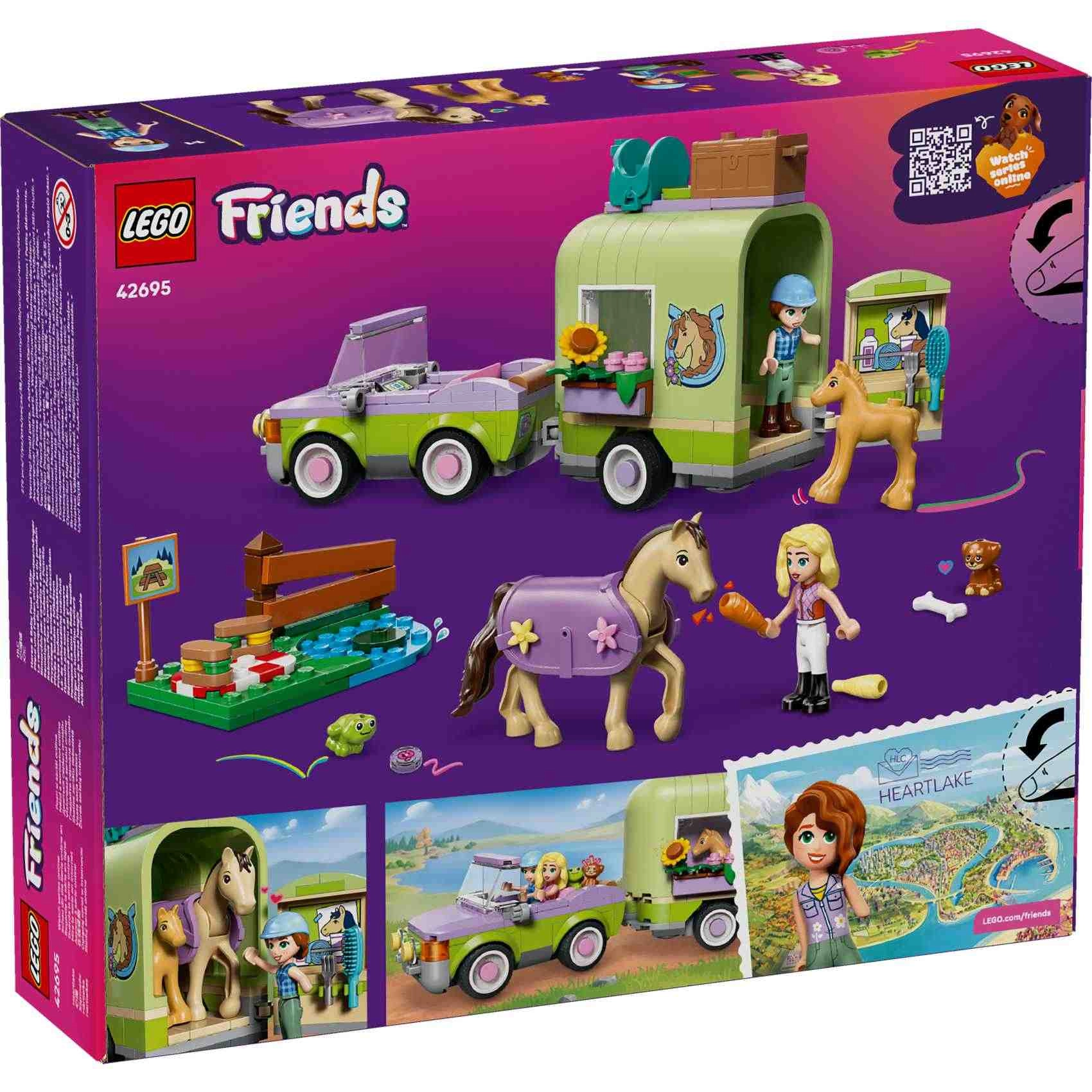 Friends Horse & Baby Foal Trailer (42695)