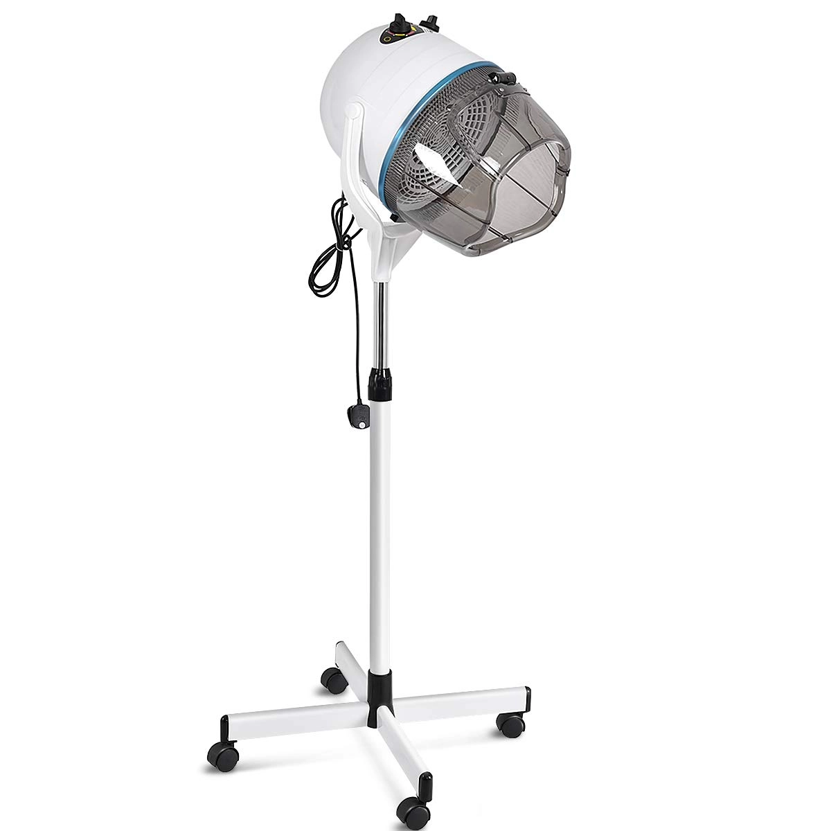 Costway Hair Dryer Hood - 1300 watts Height Adjustable White