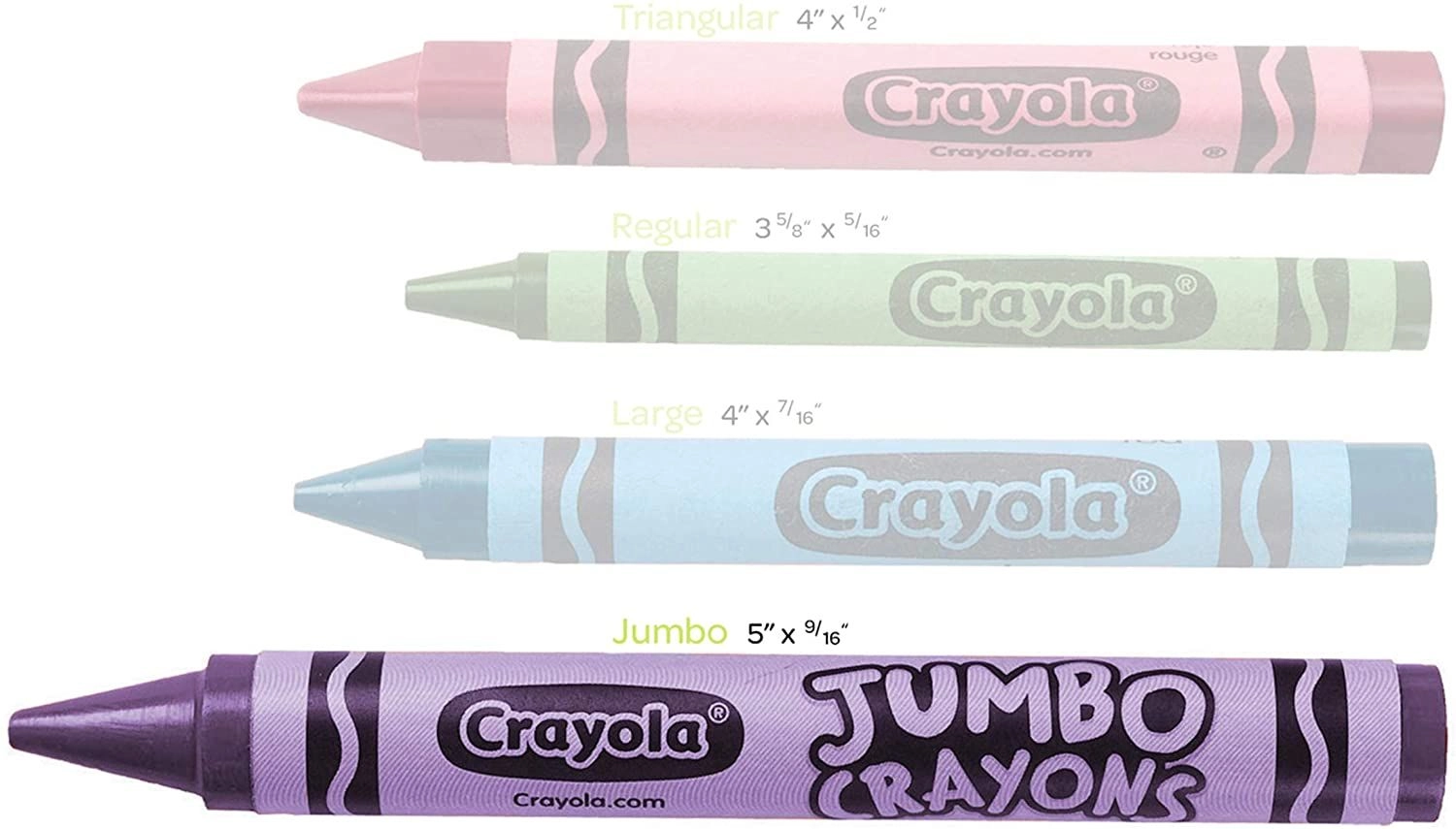 Jumbo Crayons - 8 piece(s)
