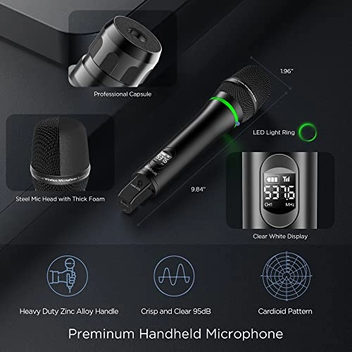 Wireless Microphone System - 8-Channel UHF