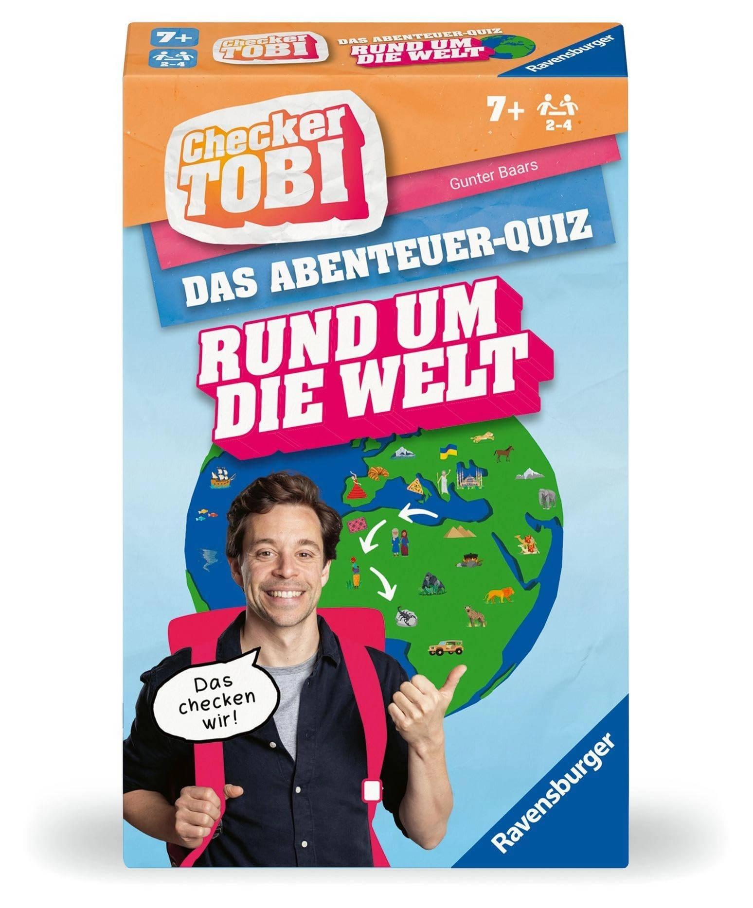 Ravensburger Checker Tobi Around the World Adventure Quiz
