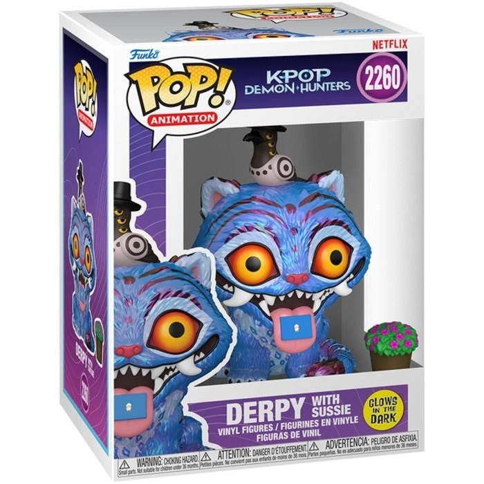 Tiger - KPOP Demon Hunter - Glow-in-the-Dark Chase Bird Vinyl Figure