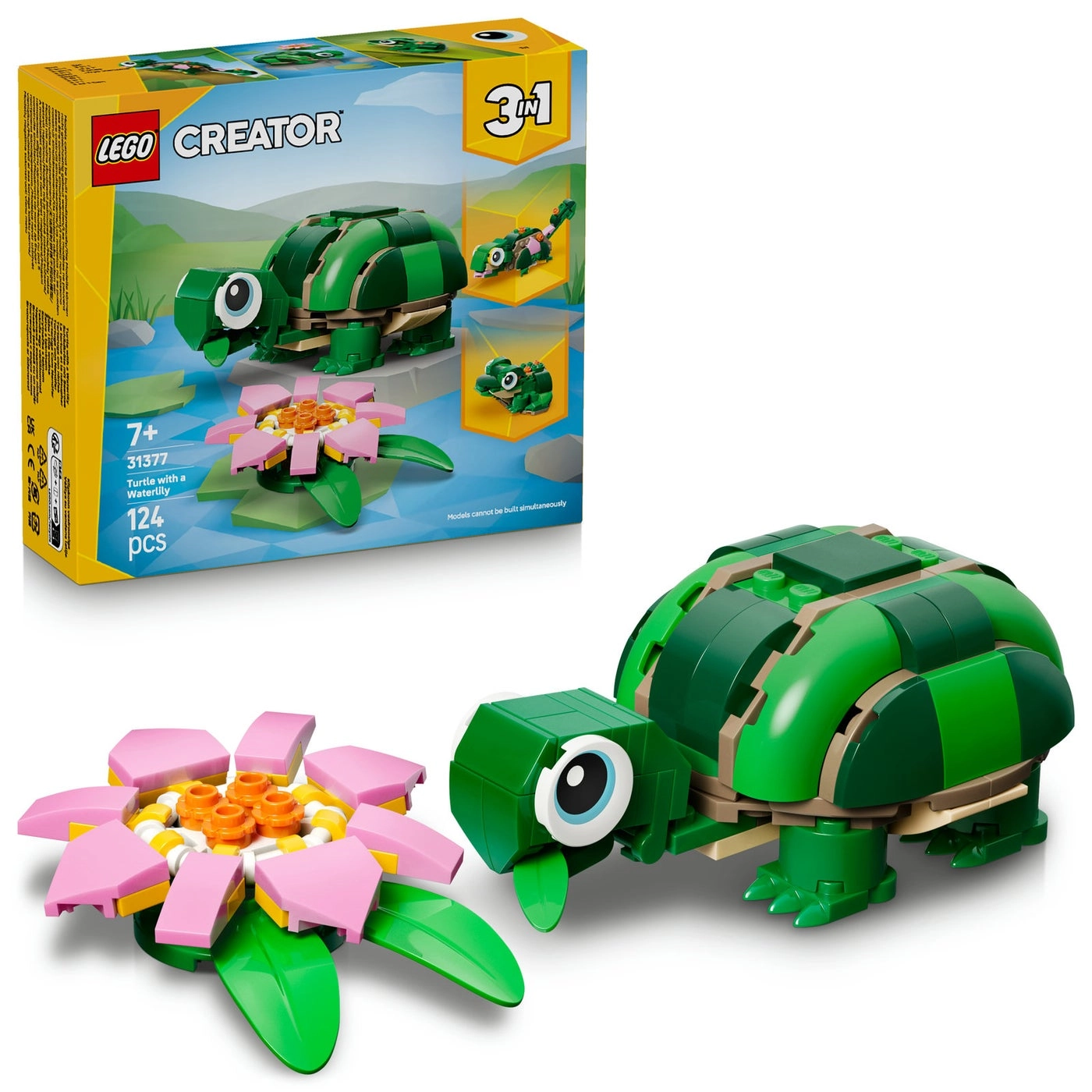 LEGO Creator Turtle With A Water Lily Flower (31377)