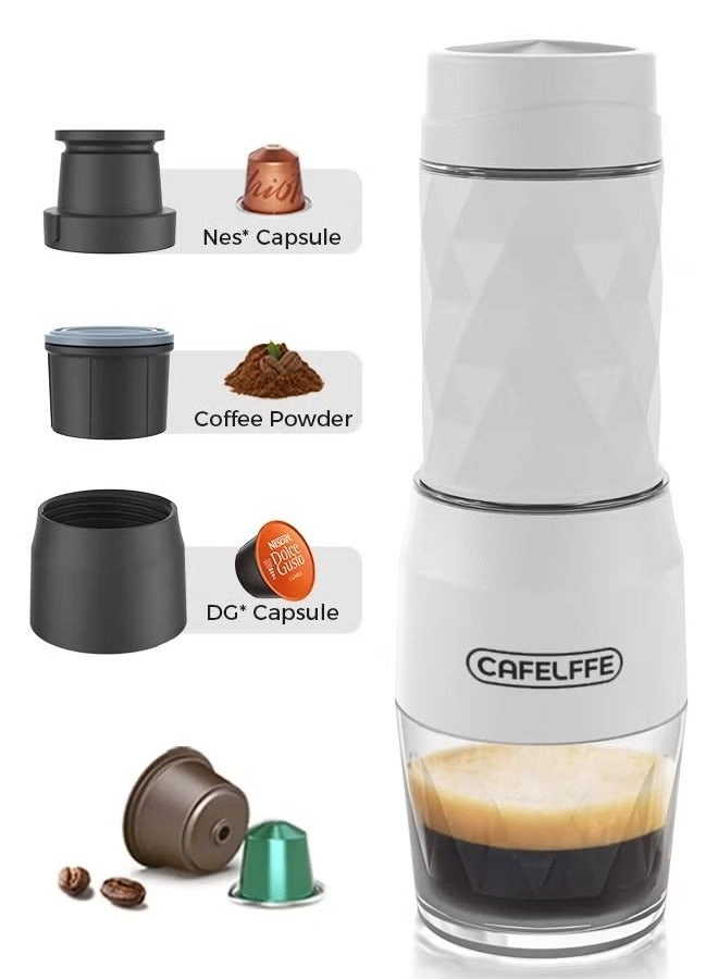 3-in-1 Portable Espresso Machine & Milk