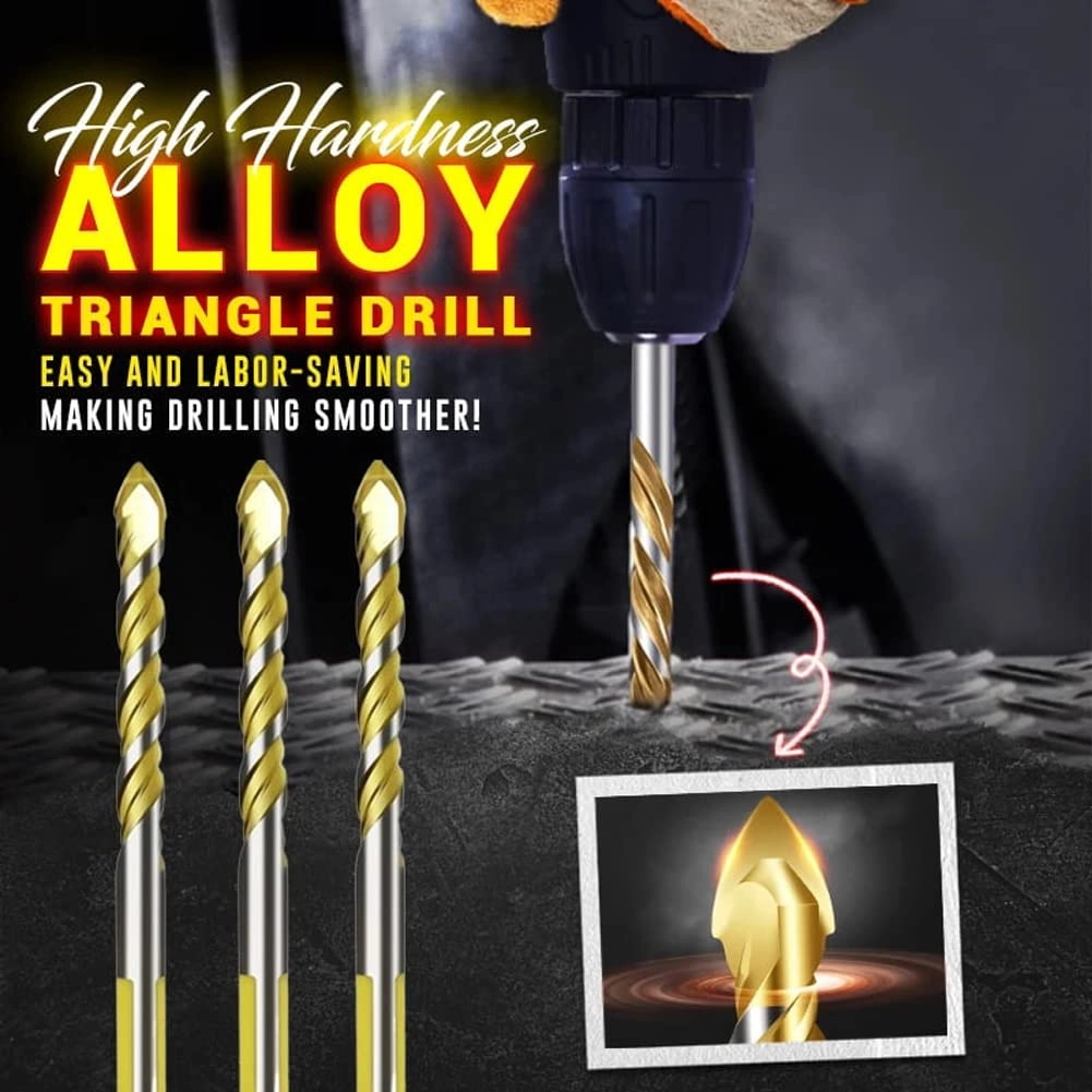 Universal Drilling Tool - Cemented Carbide 7PCS 3/4/5/6/8/10/12 mm