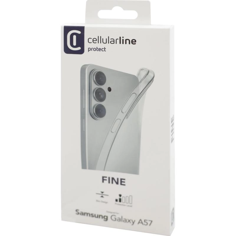 Cellularline TRANSPARENT RUBBER Back Cover for iPhone 15