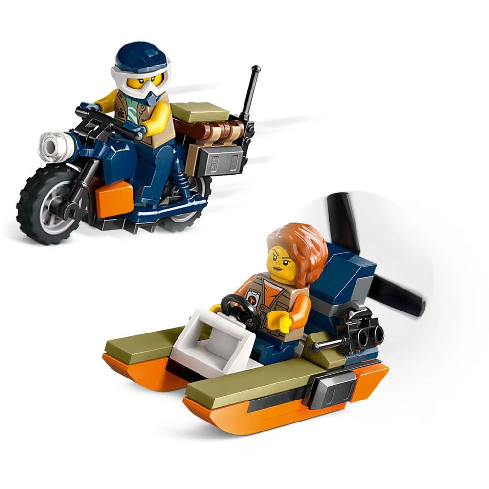 City Jungle Explorer Helicopter at Base Camp (60437)