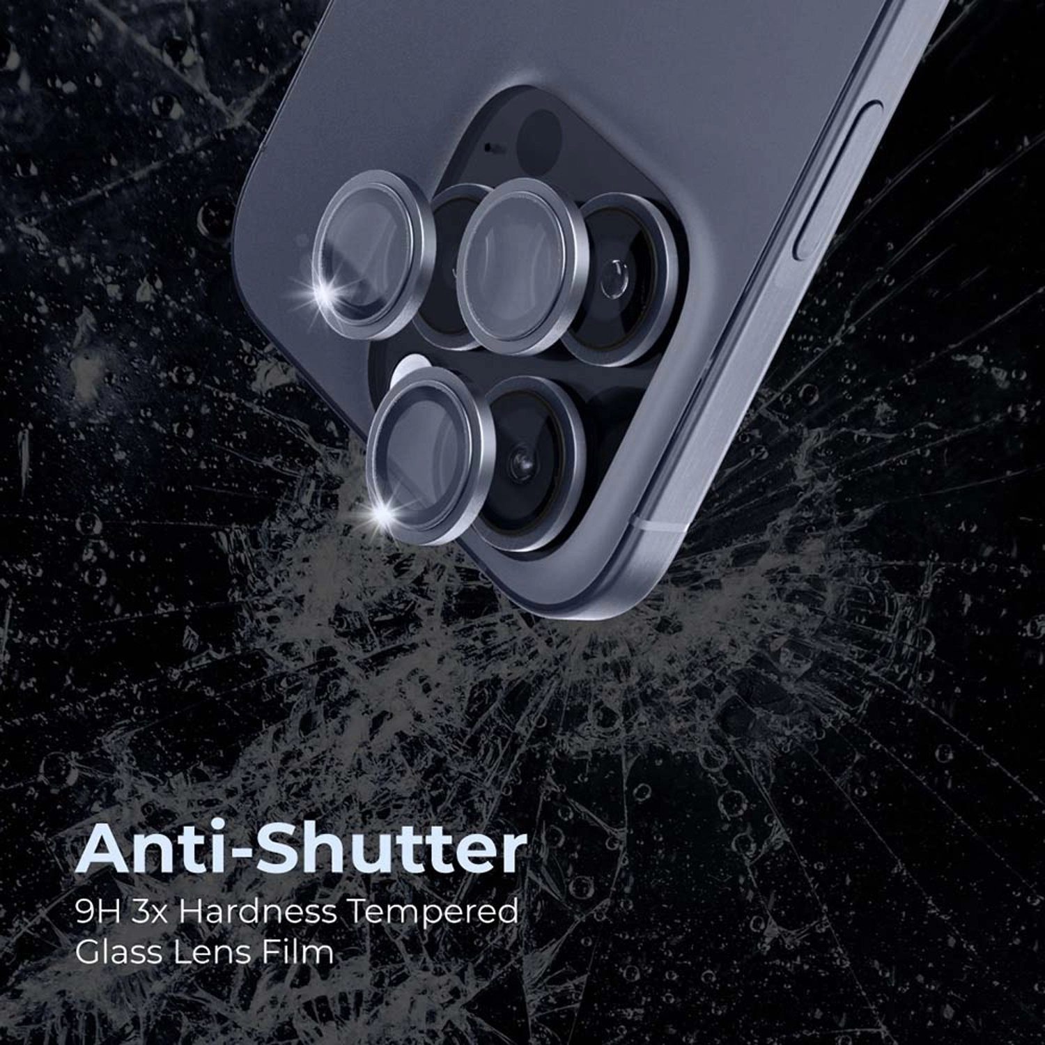 Scratch-Resistant Camera Lens Protector for iPhone 15 Pro Max