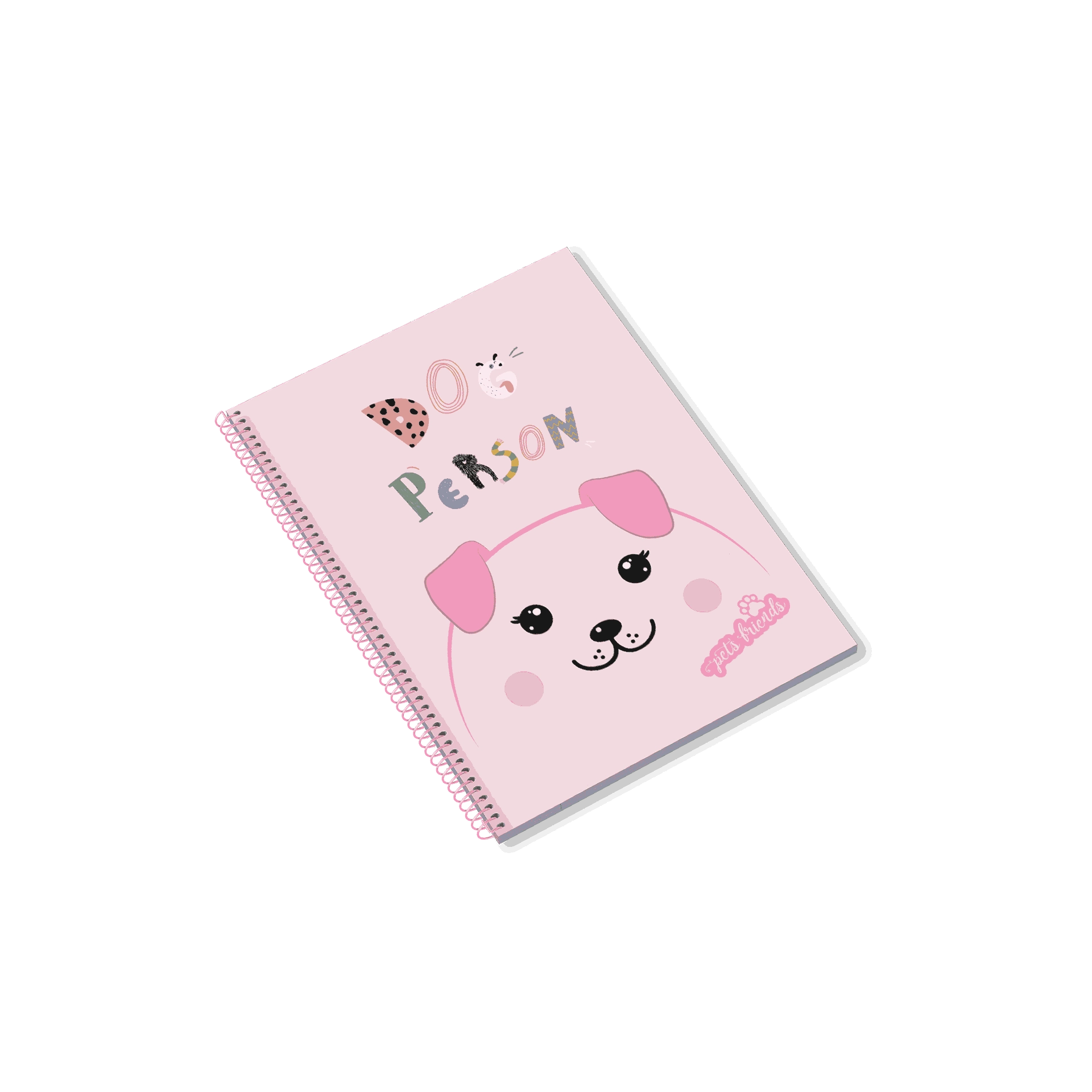 Pets Girls Notebook A5 Softcover - 80 Sheets