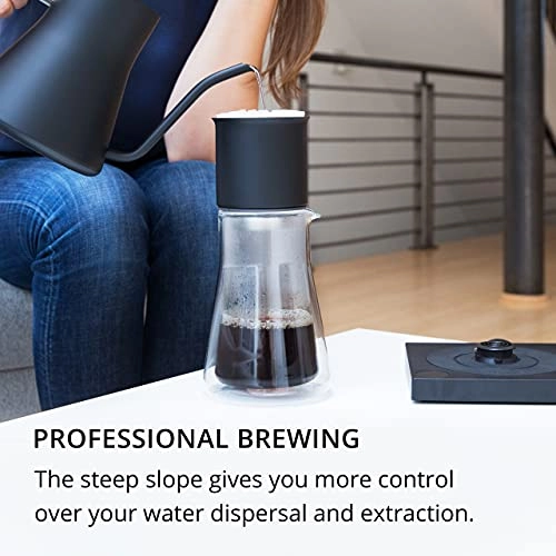 Stagg [XF] Pour-Over Dripper + Stagg Double Wall Glass Carafe + Stagg [XF] Paper Filters