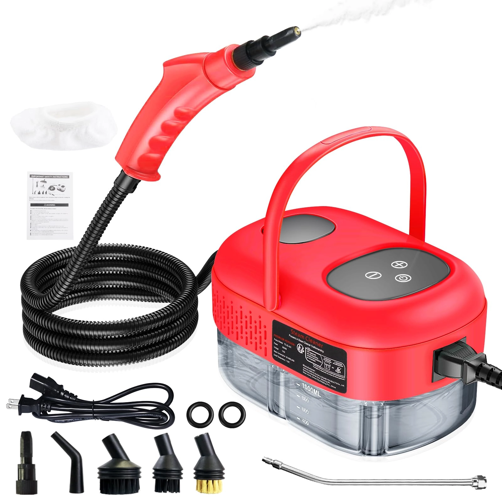 Docreate steam cleaner for home - 1100 Milliliters
