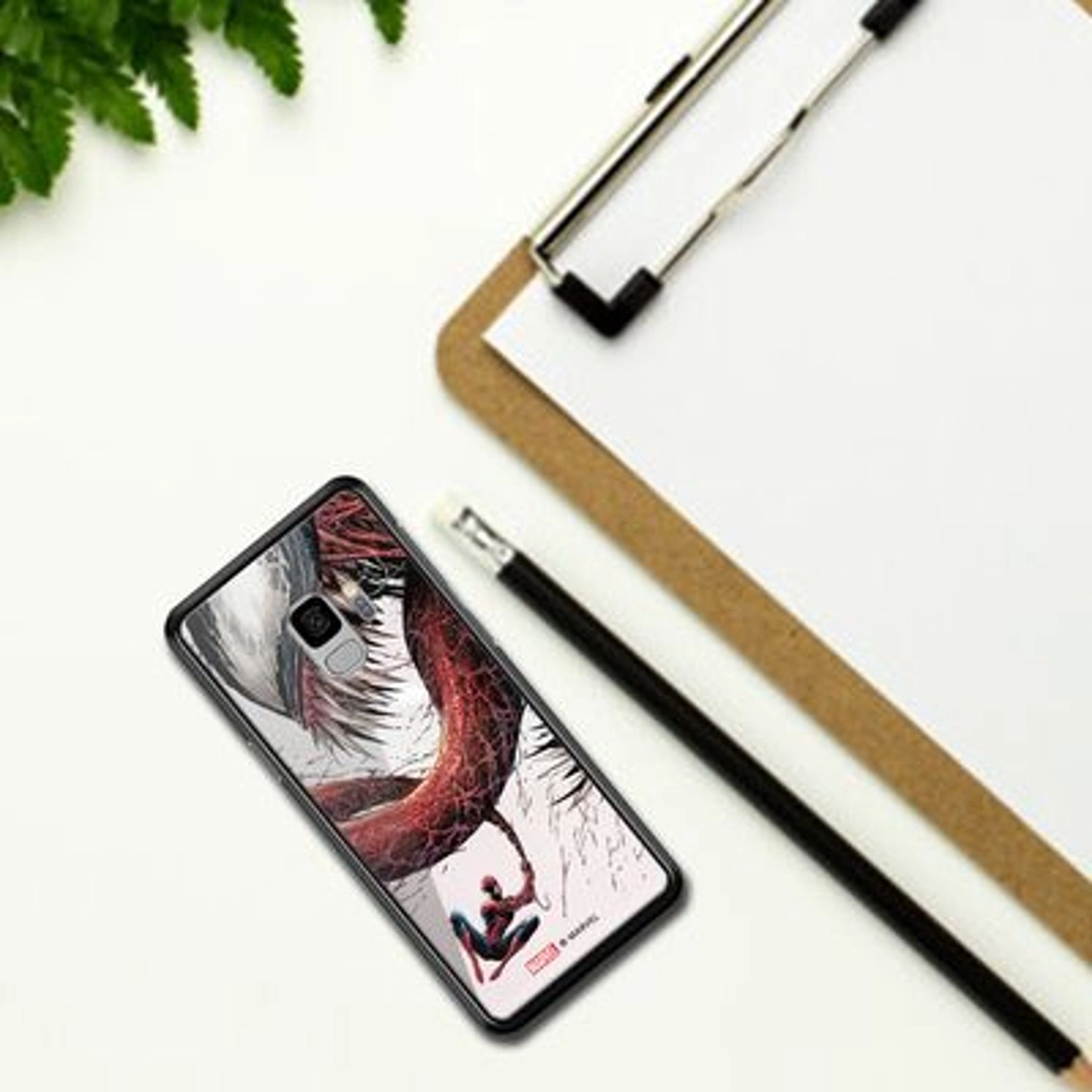 Spiderman And Venom Cover Back Case for Galaxy S9