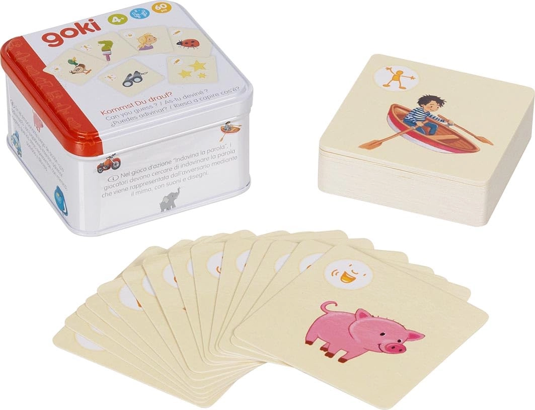 Goki 56310 Card Game Kommst Du drauf? - German 4 - 10 years 60 pieces
