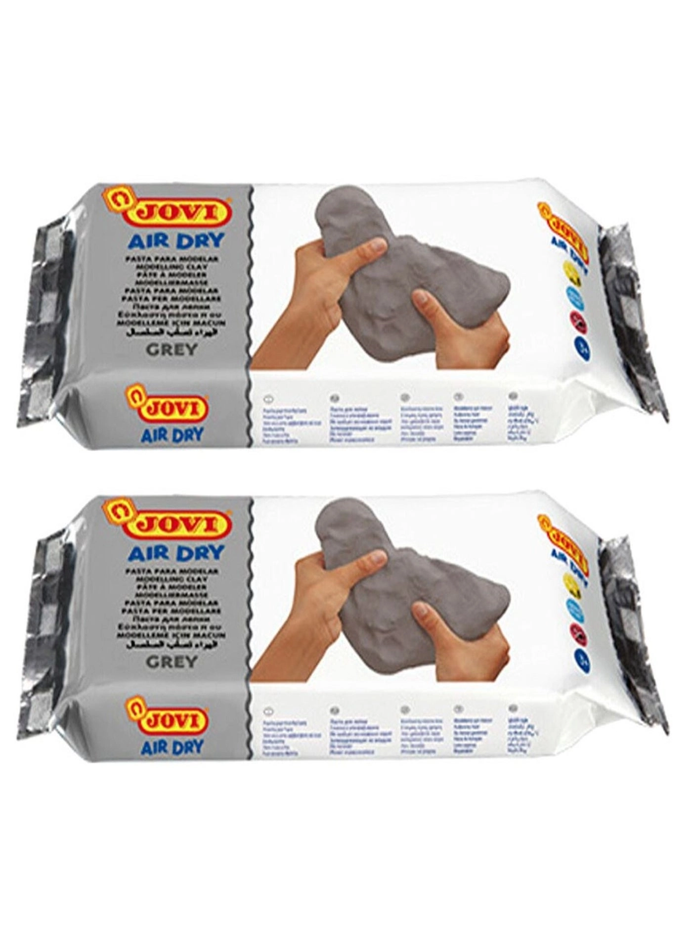 European Air-Dry Modeling Clay - 500g 2pcs.