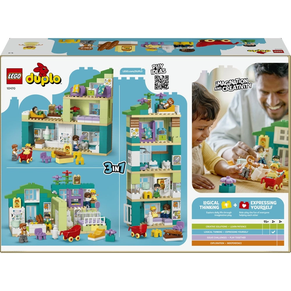 DUPLO Town 3 in 1 Modern Family House (10470) - with Figures