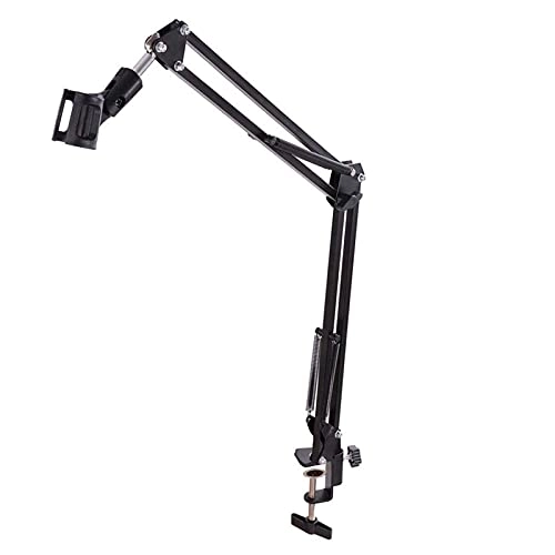Mic Stand - Extendable Scissor Arm Table Mounting Clamp