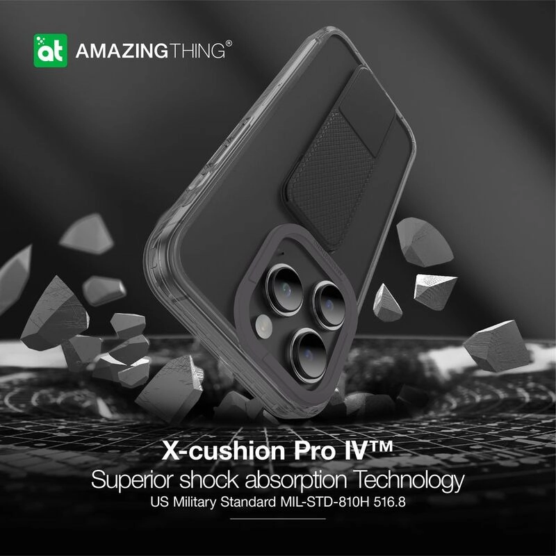 Titan Pro Back Cover Mobile Case with Stand for iPhone 15 Pro